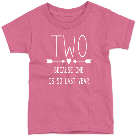 Two-Year Old Birthday T-shirt